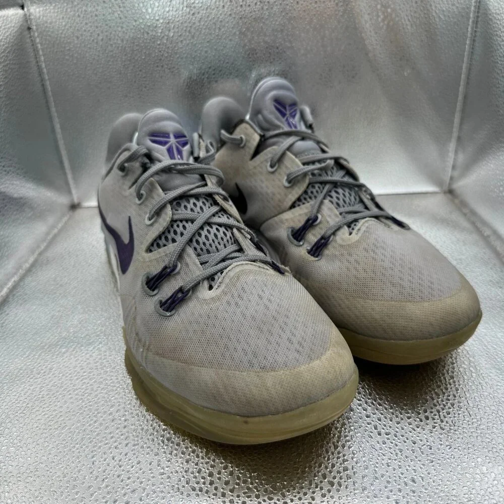 Size 9.5 Nike Mens Zoom Kobe Venomenon 5 Wolf Grey Basketball Sneaker 749884 050